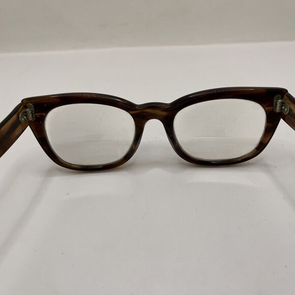 UOC Eyeglasses 150 Vintage Designer Frames Only  Brown 50-22-150 - Picture 6 of 6